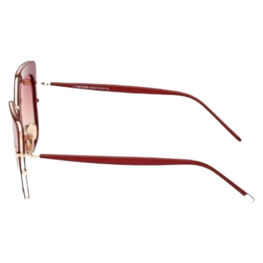Tom Ford Virginia Sunglasses, Shiny Fuchsia & Rose Gold, NIB